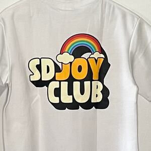 Snow Day SD JOY CLUB T-shirt, Oversized Boxy Small